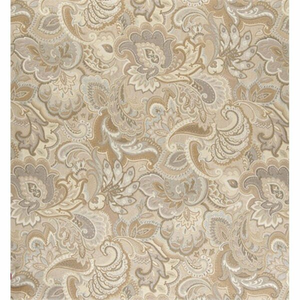 Fine-Line 54 in. Wide Gold And Beige, Abstract Floral Upholstery Fabric FI2944332